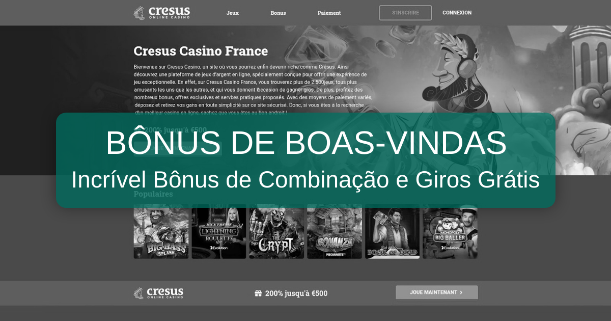 Casino Cresus welcome bonus